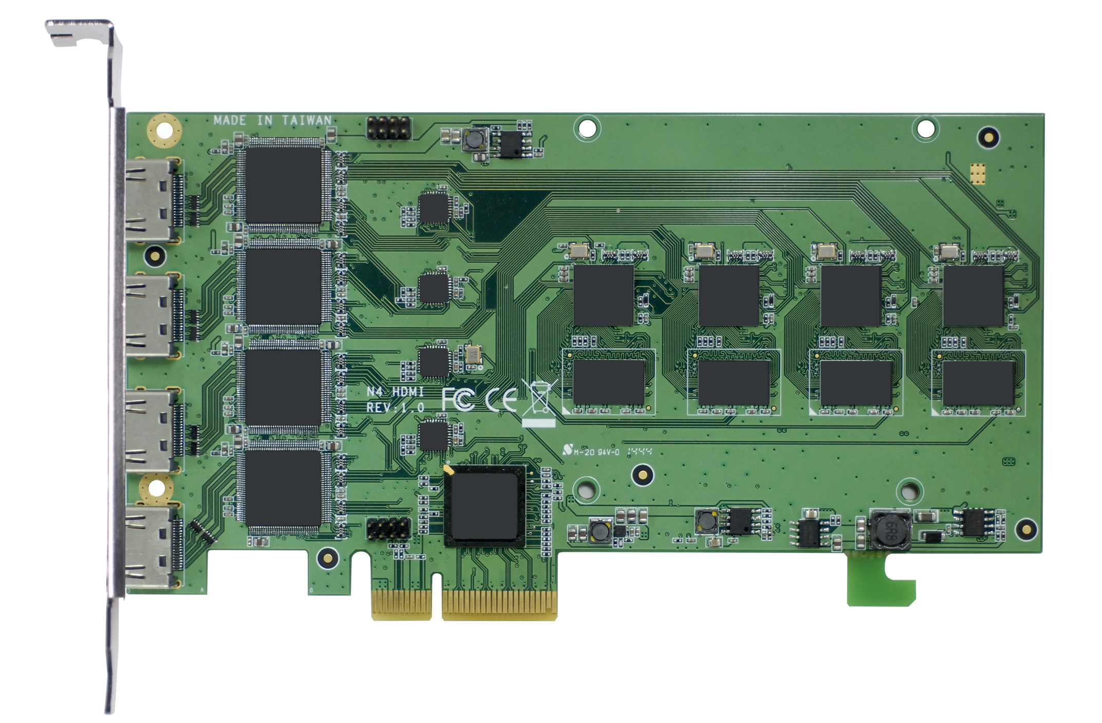 4-Channel Full HD PCIe Video Compression Card with SDK